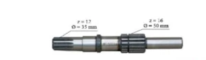WAŁEK SPRZĘGŁA  TARA 701601021-B-TARA MTZ PRONAR BELARUS  